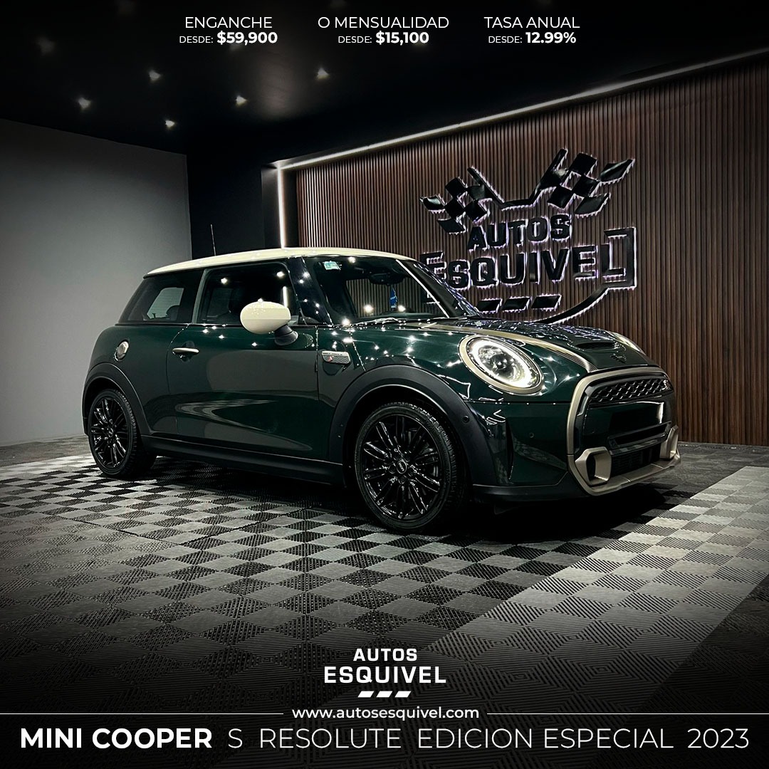 MINI COOPER S RESOLUTE EDICION ESPECIAL 2023