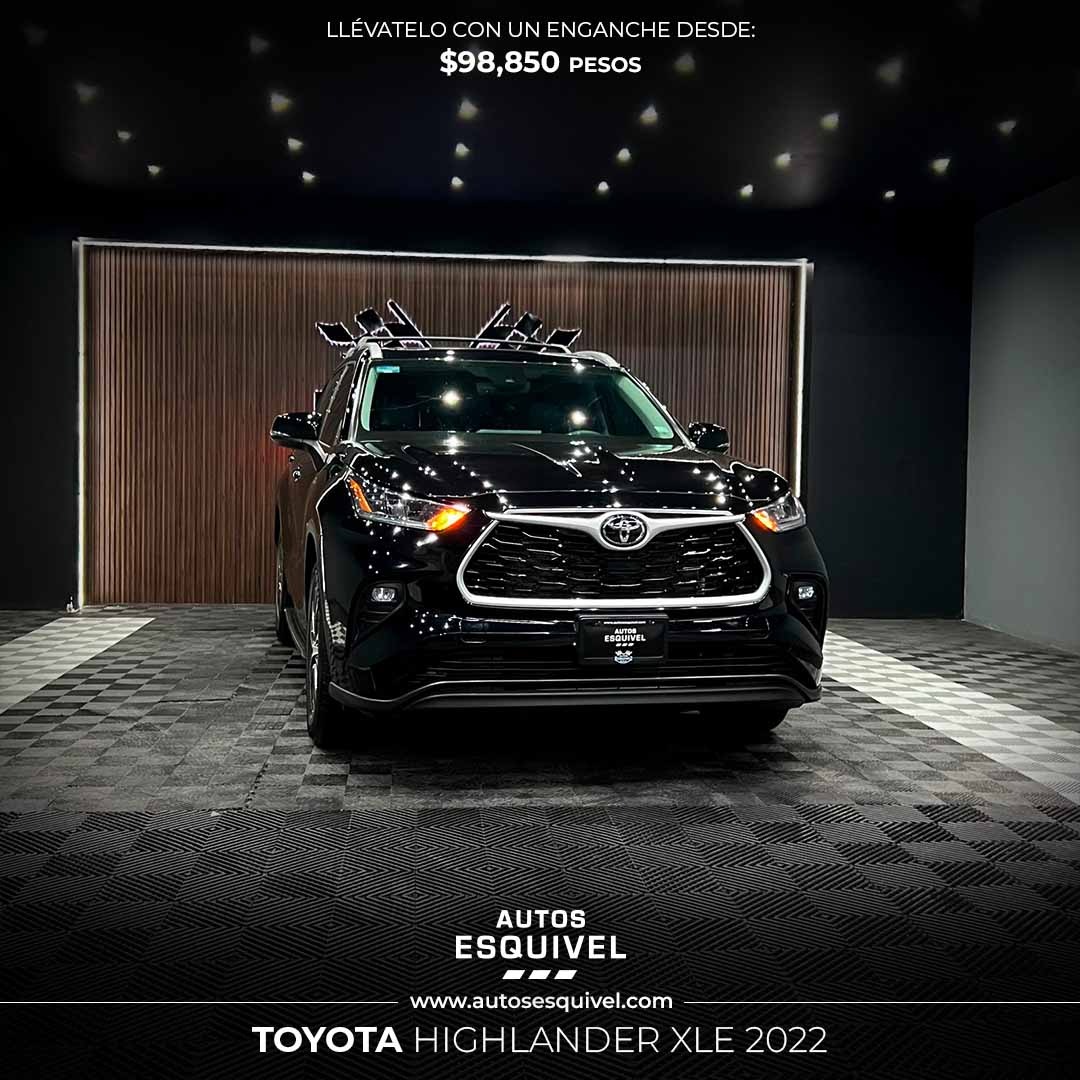 TOYOTA HIGHLANDER XLE 2022