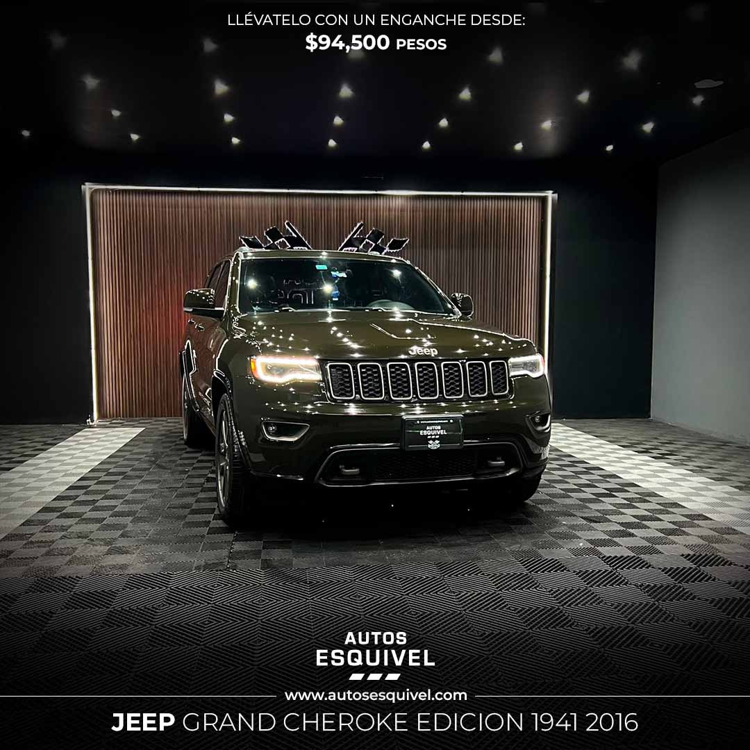 JEEP GRAND CHEROKEE EDICION 1941 2016