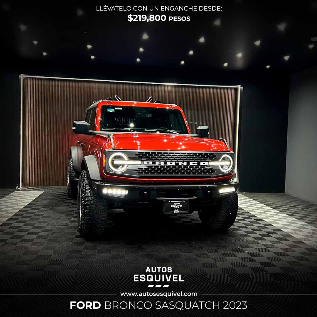 FORD BRONCO SASQUATCH 2023